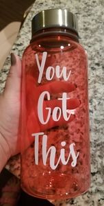 "You Got This" Plastic Water Bottle